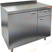 НБМКМ-10/5Б модуль барный с бортом - стол для кофемашин (1000х500х850), HICOLD RUS