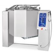 Котел пищеварочный опрокидывающийся КПЭМ-160-ОМ2 с миксером (160л, 120 С, пар.рубашка, програм управл, цельнотянутая)