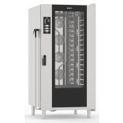 Конвекционная печь ,КЭП-16 стационарные направляющие на 16 уровней 400х600 мм, нерж. камера, пароувлажнение - инжекция, 2 скорости вращения вентиляторов