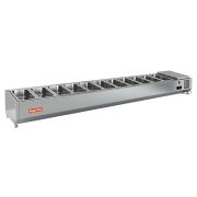Настольная охлаждаемая витрина для ингредиентов HICOLD VRTO 2280 1/3