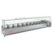 Настольная холодильная витрина для ингредиентов HICOLD VRX 1400 1/3