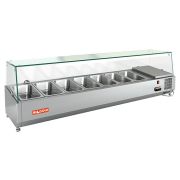 Настольная холодильная витрина для ингредиентов HICOLD VRX 1600 1/3