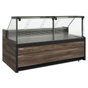 Витрина холодильная GC111 VM 2,0-1 (динамика)(1008 (Темный дуб))