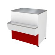 Прилавок П2629 Таир красный