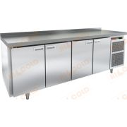 GN 1111/BT W стол охл. (-10-18), 4 двери, пластификат, 2280х700х850мм, HICOLD RUS