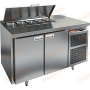 SL1-11SN (1/3) стол для салатов охл.(+2+10), 2 двери, 1390х600х850мм, HICOLD RUS