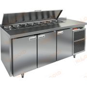 SL1-111SN (1/3) стол для салатов охл.(+2+10), 3 двери, 1835х600х850мм, HICOLD RUS