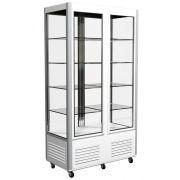 Шкаф холодильный D4 VM 800-1 (R800C) (цвет по схеме, 2 дв,стекл полки)