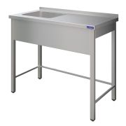 Ванна цельнотянутая ВСМЦС-Л-1Л.500.400-1200.600-02 (ВСМЦ-1/1200/600Н с правым столом)