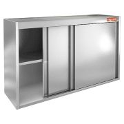 Полка настенная с дверцами купе (800х300х600h) НПК-8/3